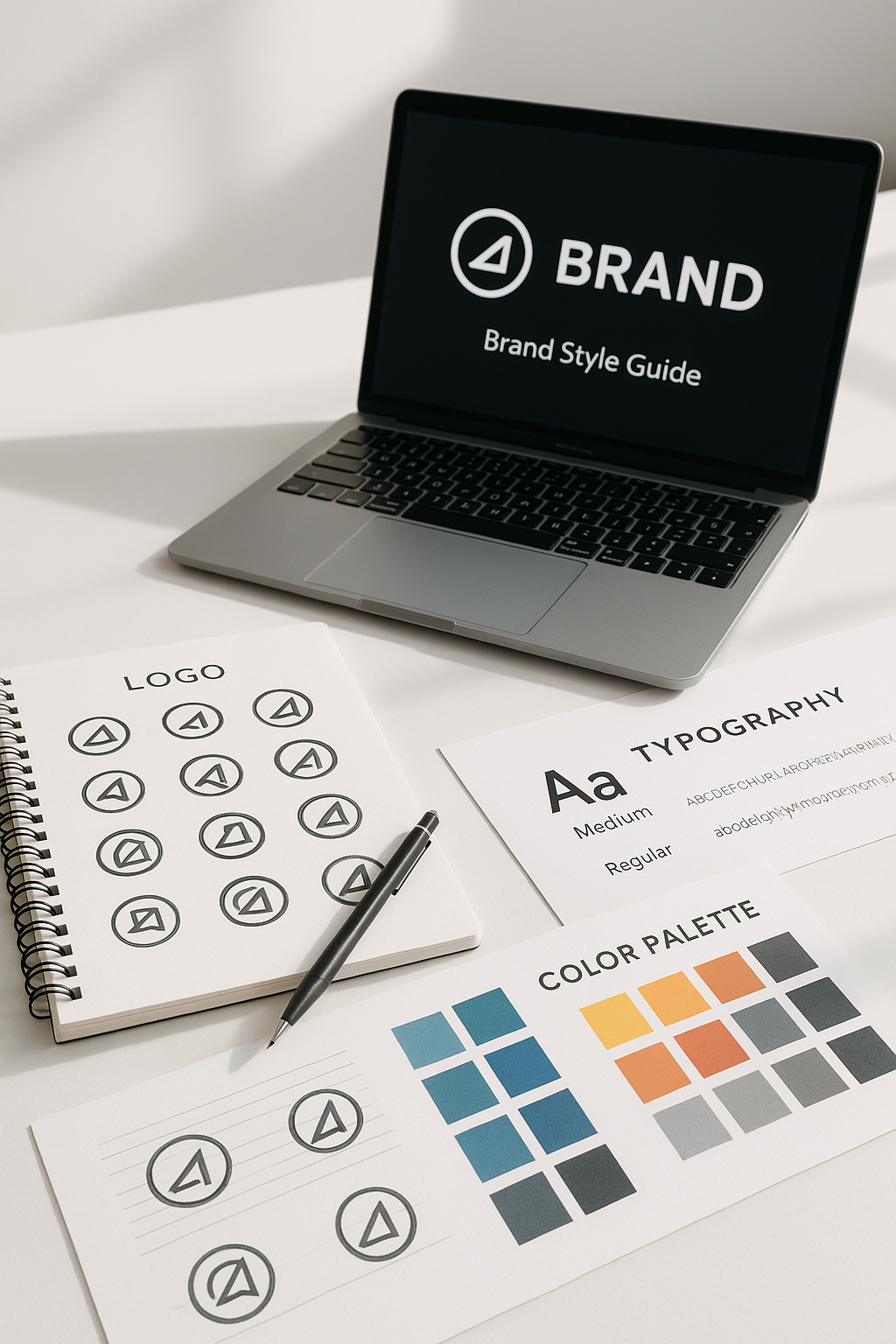 Brand Identity Design (Logo + Color Palette + Fonts)