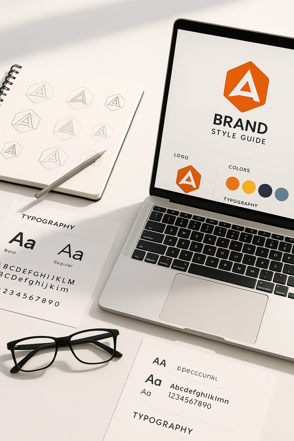 Complete Brand Identity Design – Logo, Colors & Style Guide